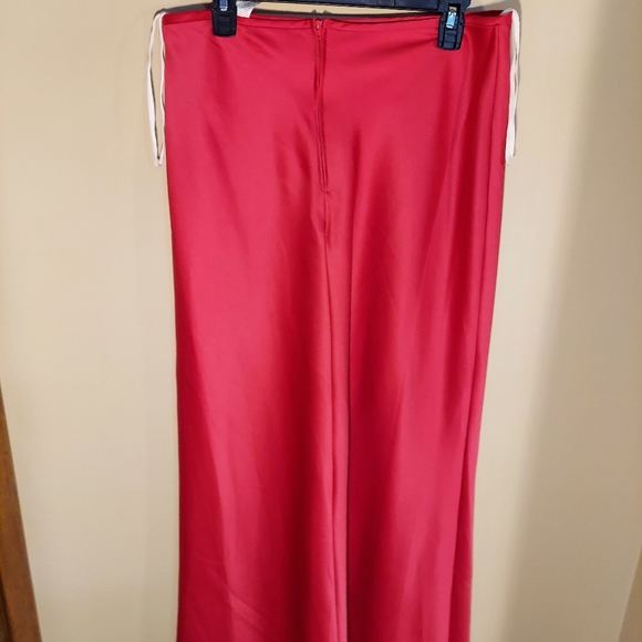 Red Maxi Dress Skirt - Picture 2 of 4